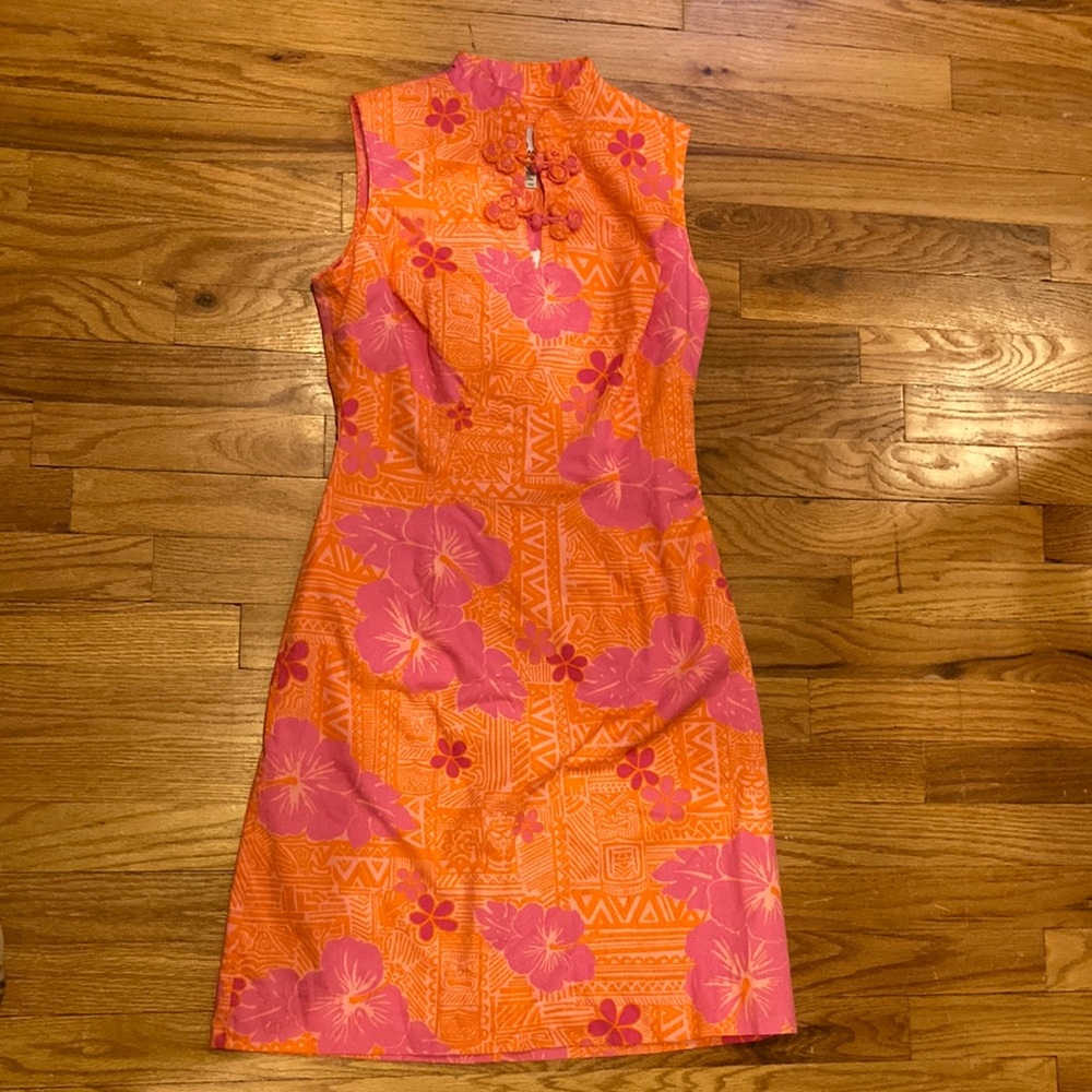 Lilly Pulitzer Tiki Pattern Dress